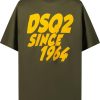 Kids Dsquared2 T-Shirts | Dsquared2 Dsquared2 Kinder Unisex T-Shirt Donker Groen Groen