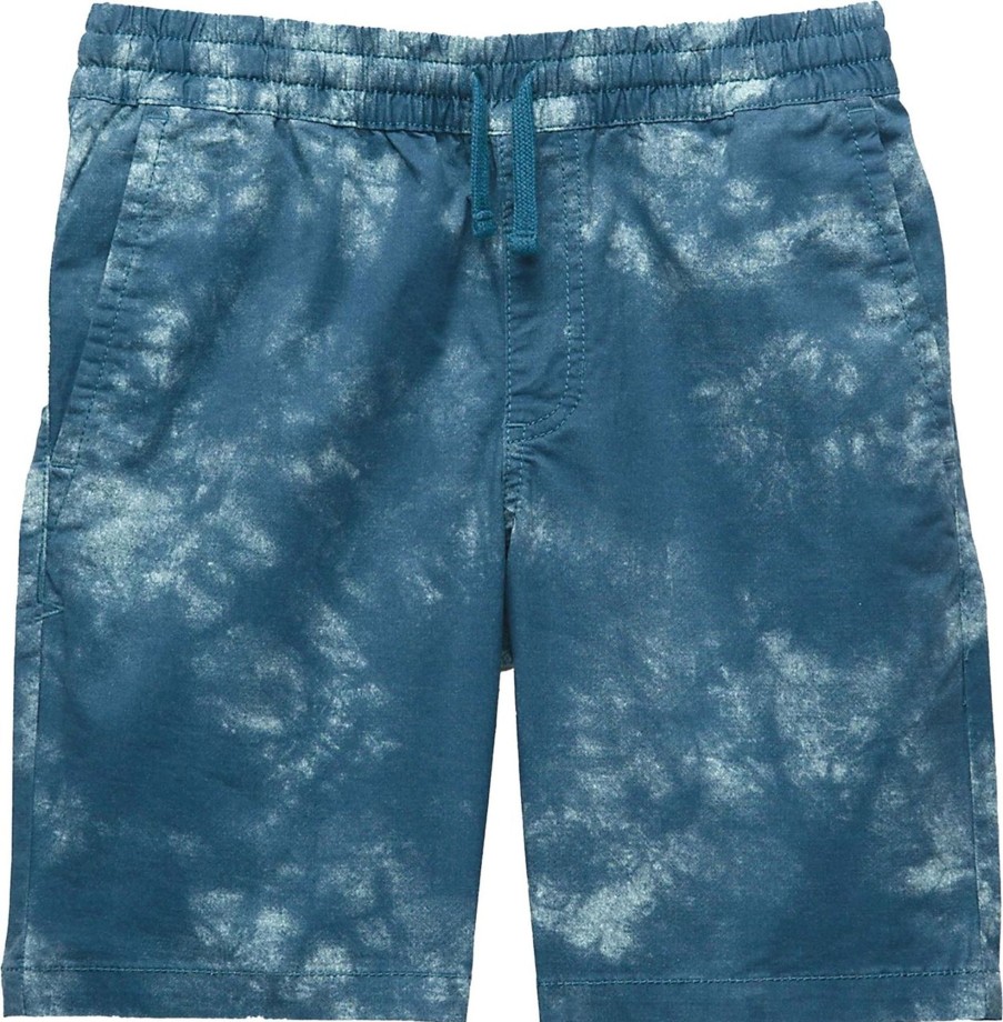 Kids Vans Badkleding | Vans Swimsuit Man Range Elastic Tie Dye Short Vn000838Br4 Blauw