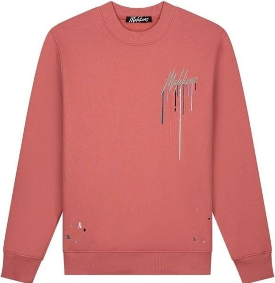 Heren Malelions | Malelions Men Painter Sweater Oranje