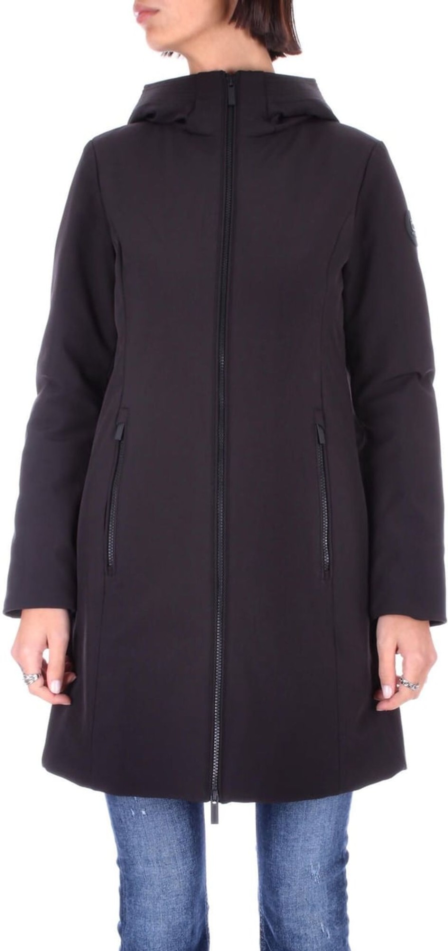 Dames Woolrich | Woolrich Coats Black Zwart