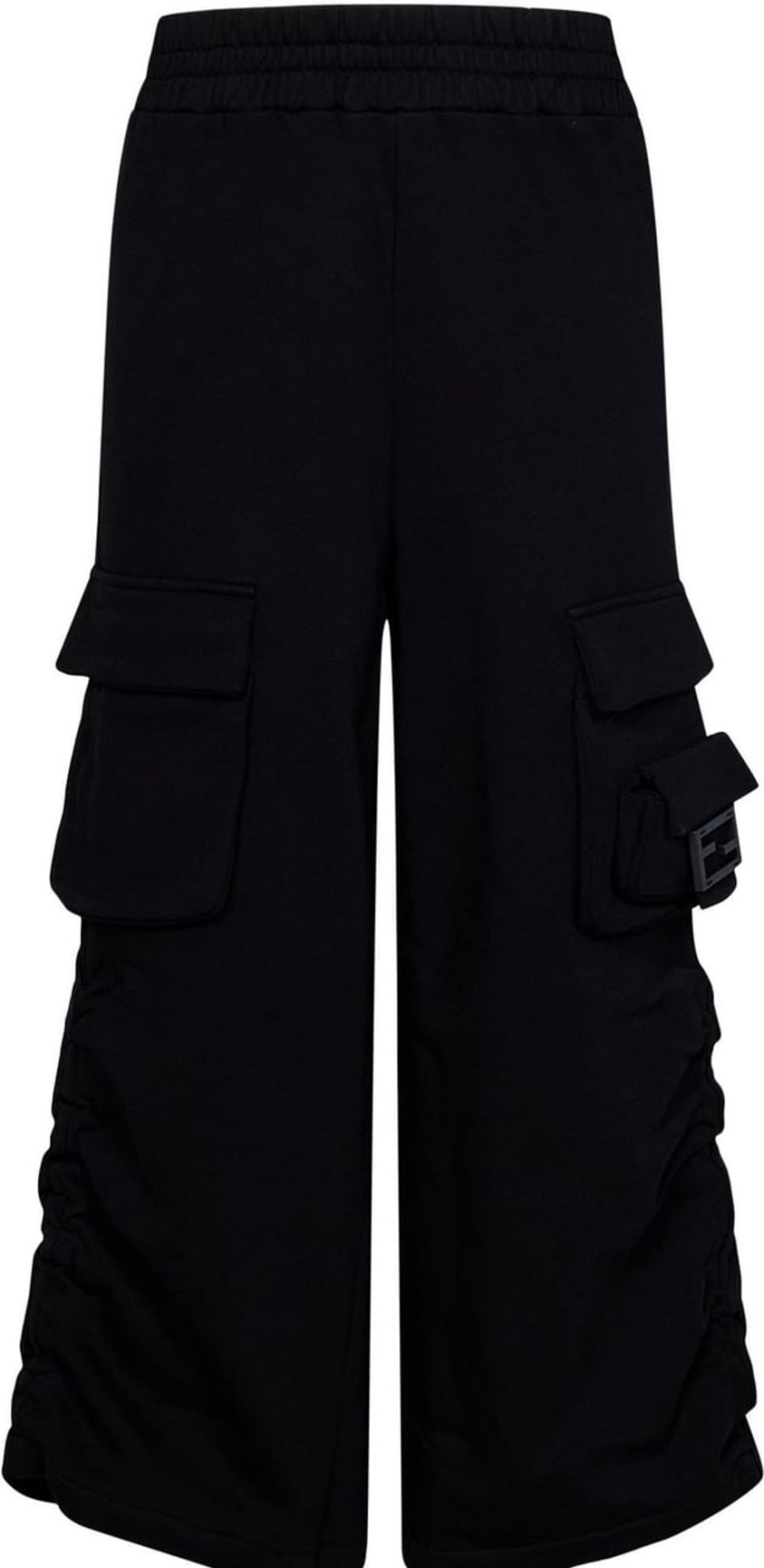 Kids Fendi Broeken | Fendi Fendi Kids Trousers Black Zwart