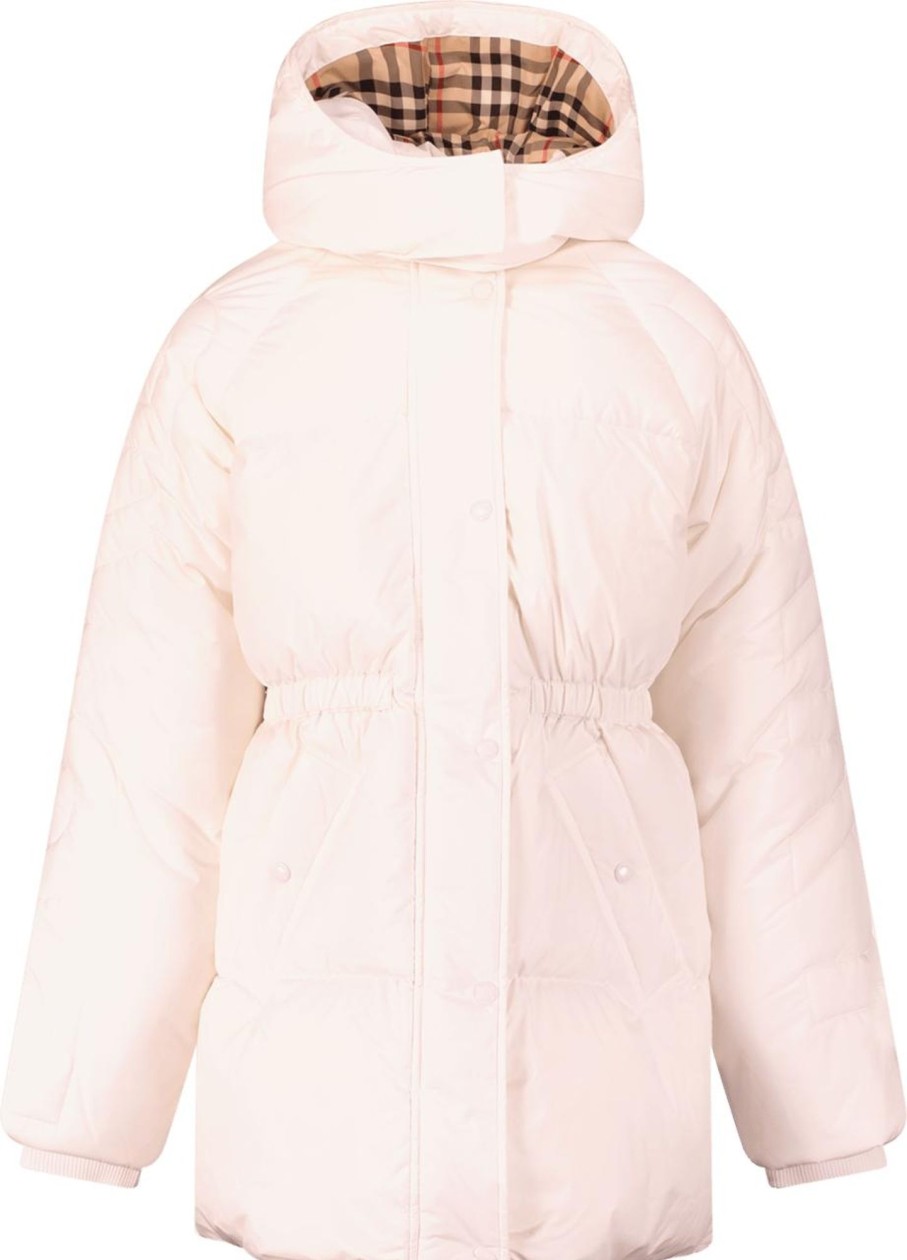 Kids Burberry Tassen | Burberry Burberry Kinder Meisjes Jas Wit Wit