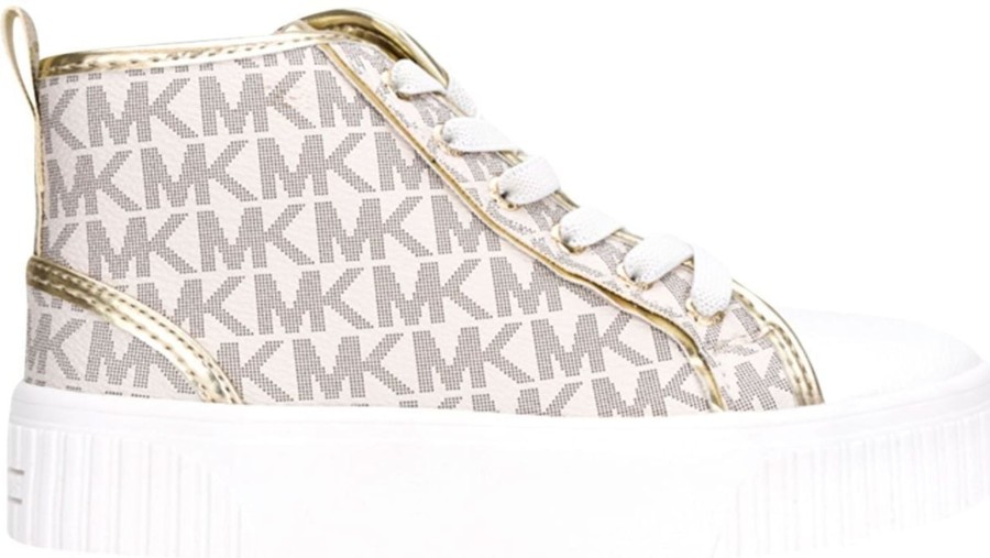 Kids Michael Kors Sneakers | Michael Kors Skate Split Sneaker Beige Beige