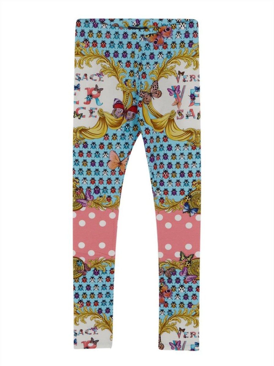 Kids Versace Broeken | Versace La Vacanza Leggings Divers