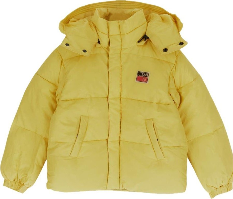 Kids Diesel Jassen | Diesel Down Jacket Geel