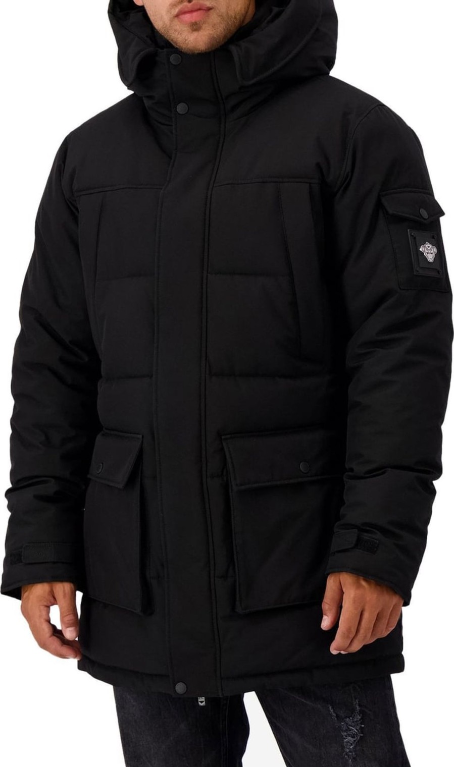 Heren Black Bananas | Black Bananas Commander Jacket Zwart