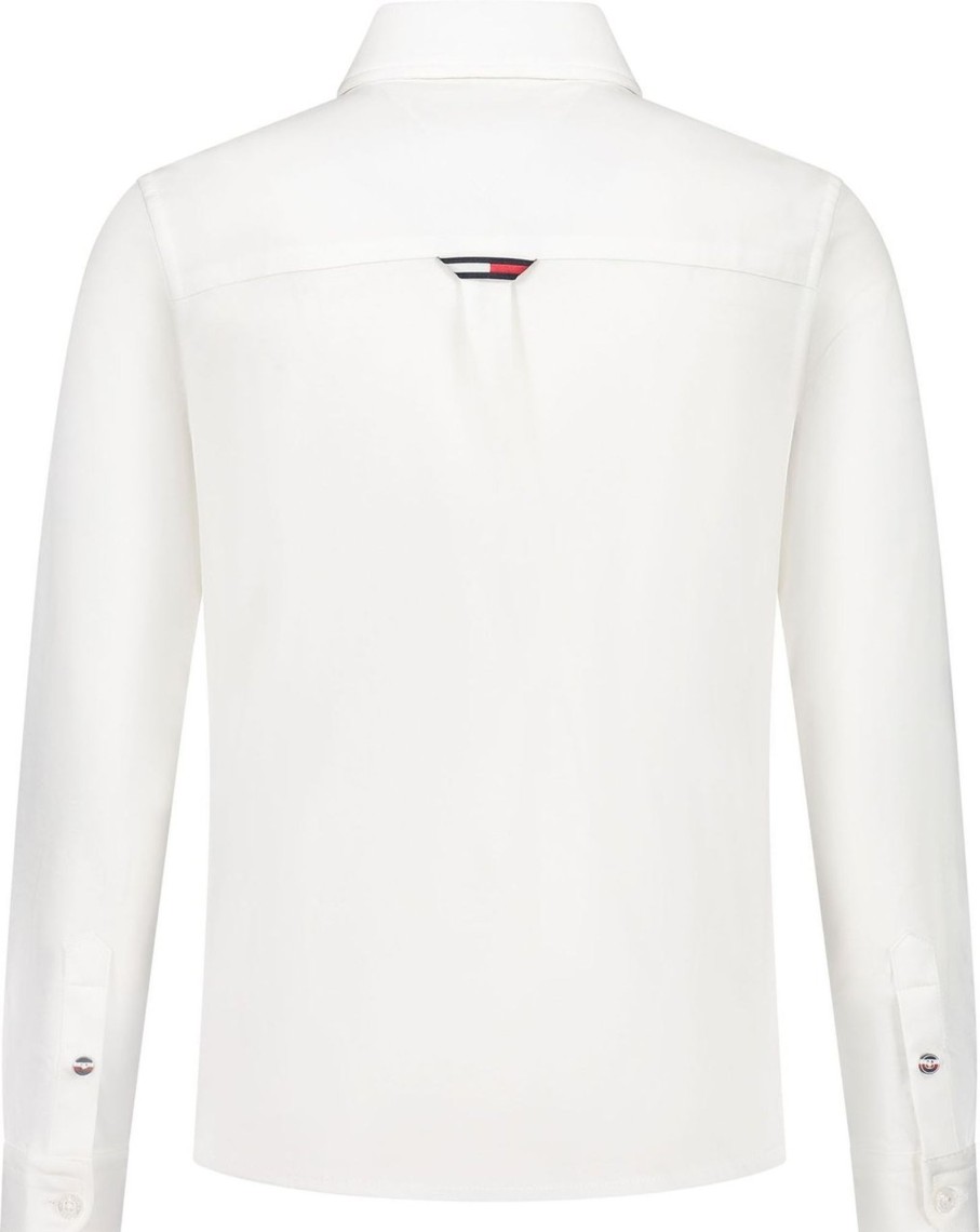 Kids Tommy Hilfiger Overhemden | Tommy Hilfiger Shirts White Wit