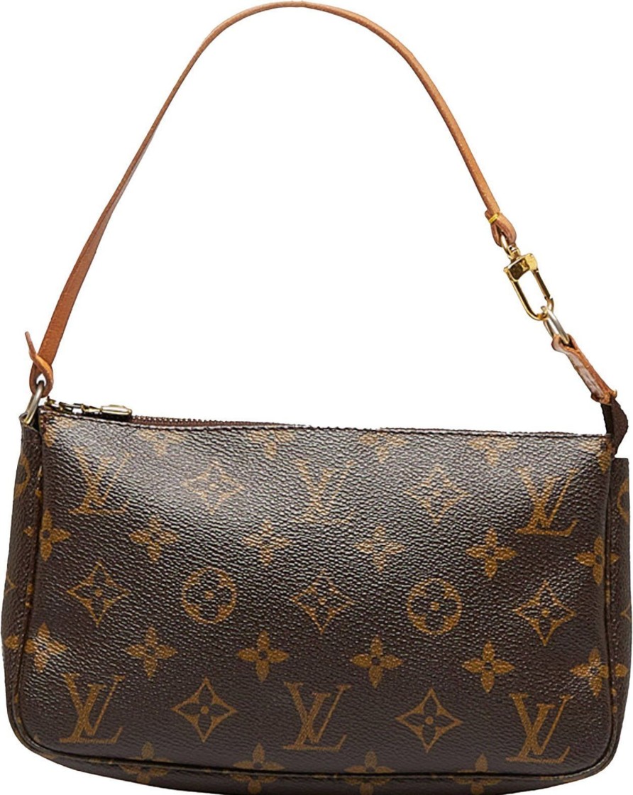 Dames Louis Vuitton | Louis Vuitton Monogram Pochette Accessoires Bruin