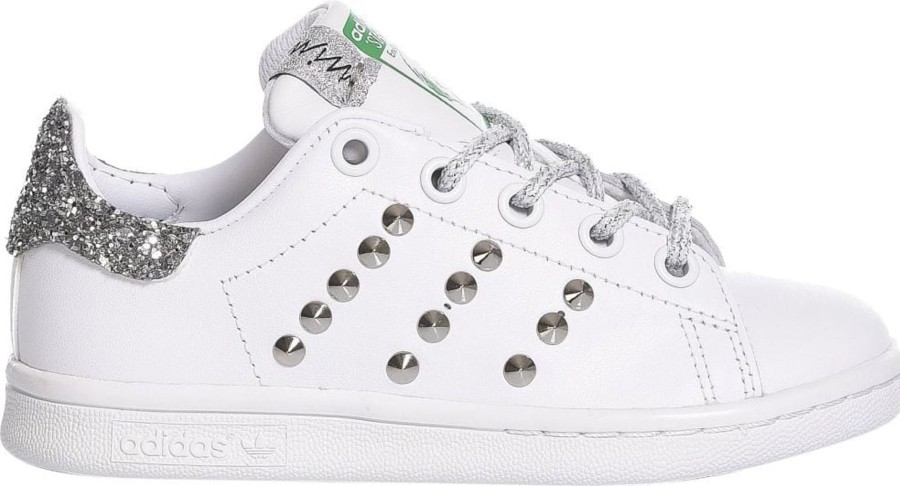 Kids Adidas Schoenen | Adidas Adidas Stan Smith Silver, White Zilver