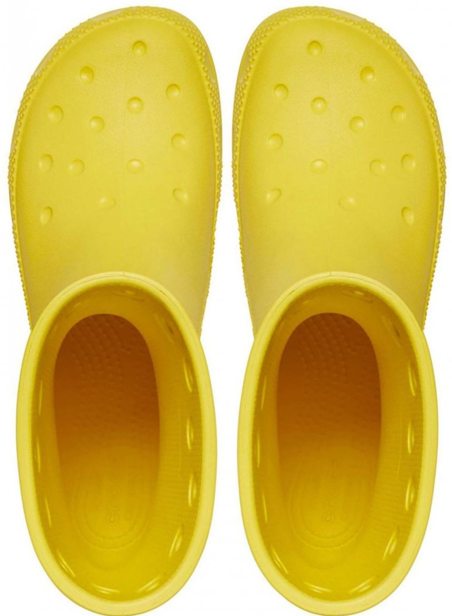 Kids Crocs Schoenen | Crocs Classic Boot Kid Cr.208544.Sunf Geel