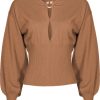 Dames Pinko | Pinko Sweaters Brown Bruin