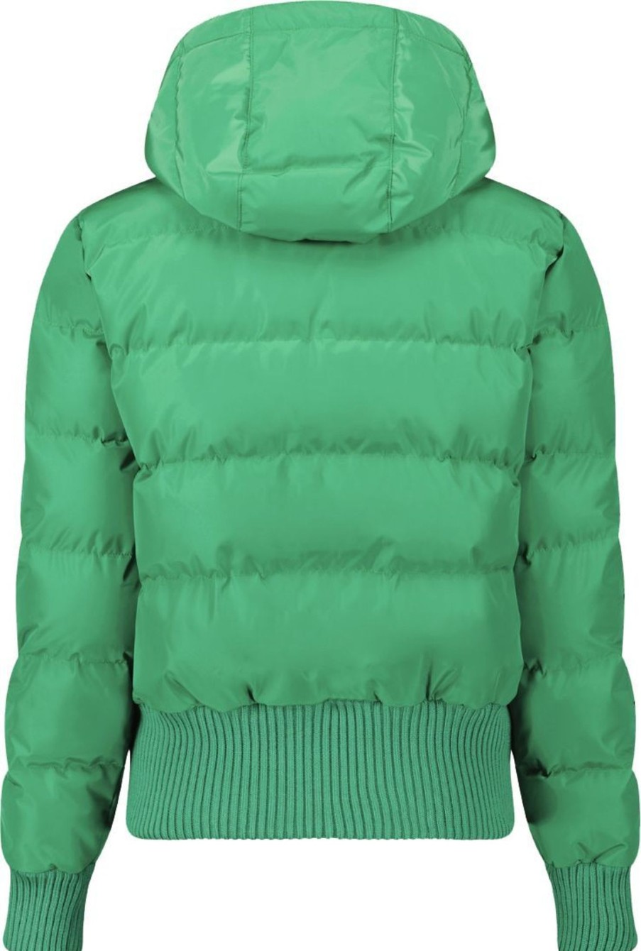 Dames Airforce Sport | Airforce Sport Taos Ski Jacket Star Amazon Groen