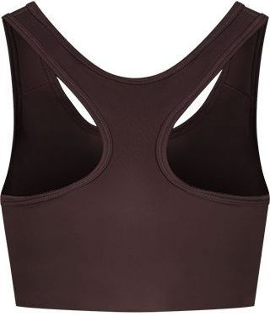 Dames Malelions | Malelions Women Sport Bra - Mocha Bruin