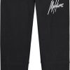 Kids Malelions Broeken | Malelions Signature Trackpants - Black Zwart