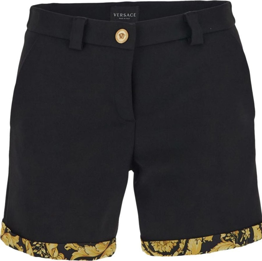 Kids Versace Shorts | Versace Cady Shorts Zwart