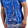 Heren Carlo Colucci | Carlo Colucci C3090 101 T-Shirt Heren Blauw