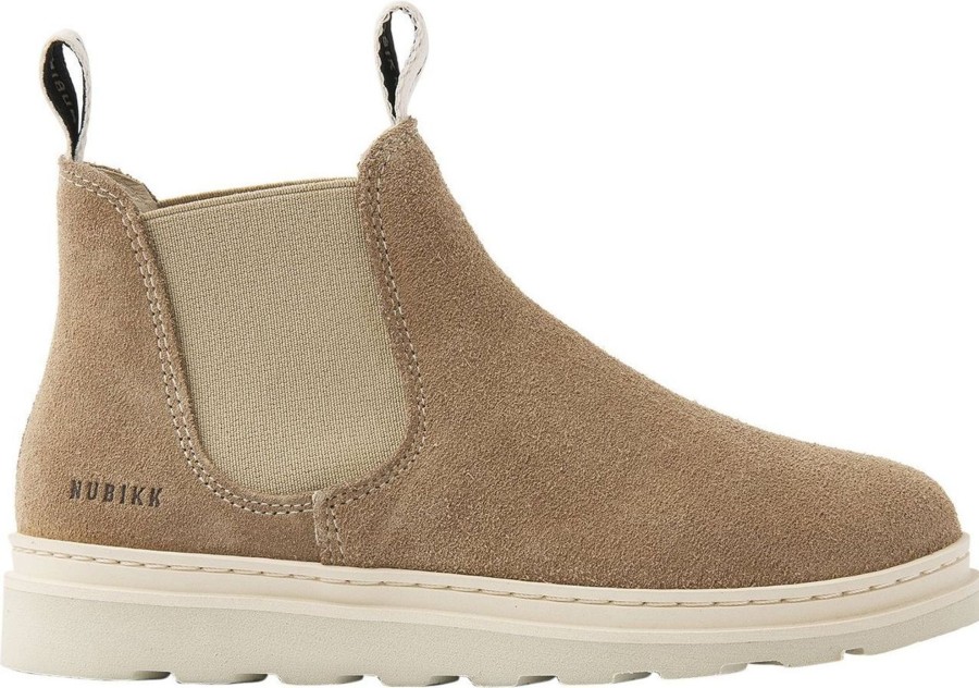 Kids Nubikk Schoenen | Nubikk Jonah Rai Jr | Taupe Chelsea Boots Voor Kids Taupe